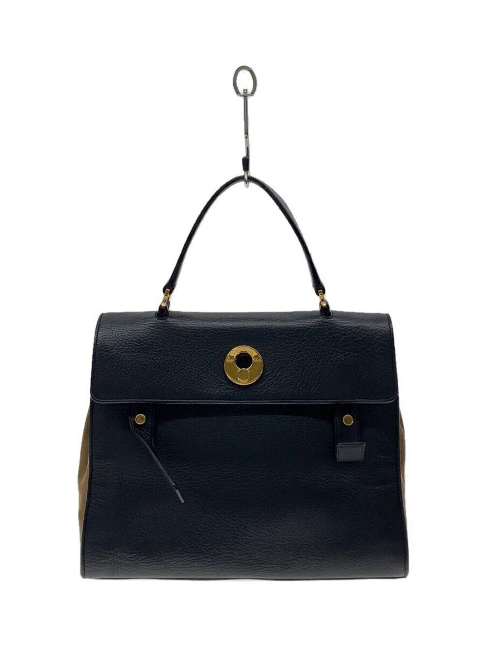 SAINT LAURENT Handbag Leather Black